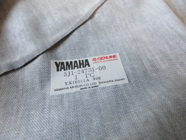 Preview: Yamaha Sitzbank Sitzbezug DT50 MX DT80 MX seat cover original NOS